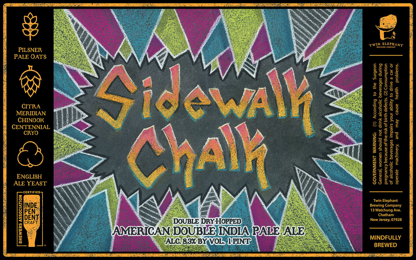 Sidewalk Chalk - Four Pack